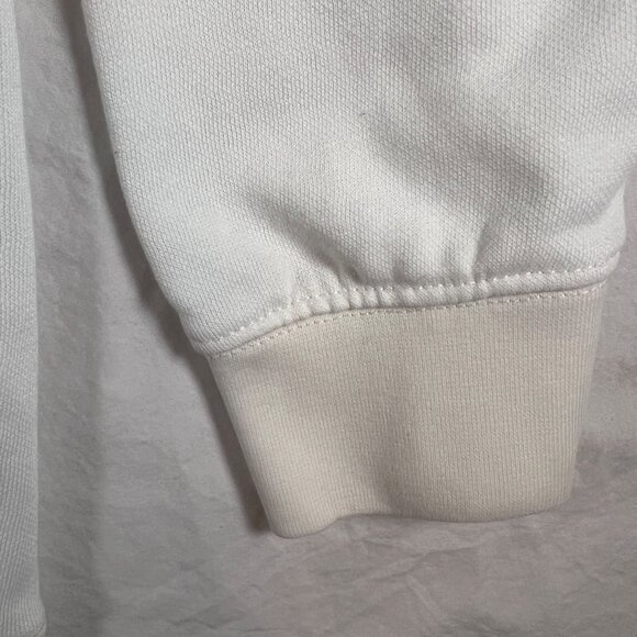 Vans For The Earth Embroidered Sunflower Hoodie Sweatshirt Off White SZ M - Picture 6 of 14